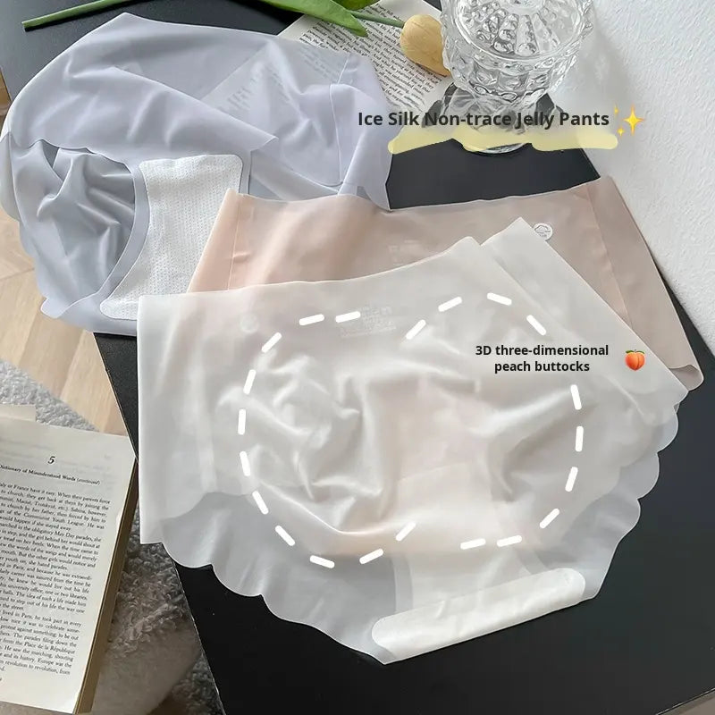 Butter Ice Silk Seamless Panties Ultra-light. Invisible. Breathable Assorted Color